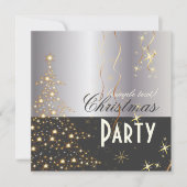 PixDezine Sparkling Weihnachtsbaum Einladung (Vorderseite)