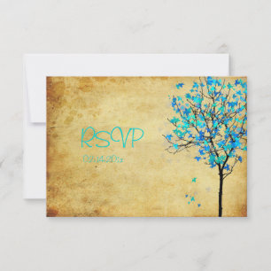 PixDezine uAwg viintage Blumenapel Blätter RSVP Karte