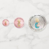 PIXDEZINEN IMITATE FOIL+ALOHA PINEAPPLES KONFETTI (Vorderseiten)