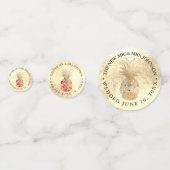 PIXDEZINEN IMITATE FOIL+ALOHA PINEAPPLES KONFETTI (Rückseiten)