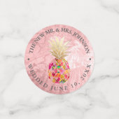 PIXDEZINEN IMITATE FOIL+ALOHA PINEAPPLES KONFETTI (Klein Vorderseite)