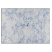 PIXDEZINEN, WEISSER MARMOR UND CERULEAN BLAUE VEIN SCHNEIDEBRETT (Vorderseite)