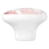 PIXDEZINEN, WEISSES MARMOR + IMITATE ROSE GOLD KERAMIKKNAUF (Seitenansicht)