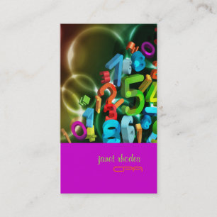 PixDezines 123, CPA/DJ-Farben Visitenkarte