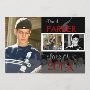 PixDezines 2011 Abschluss/Foto/Cap+Gown Einladung