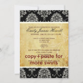 PixDezines 2011 Abschluss, Vintage Farbgebung Einladung (Rückseite)