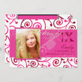 PixDezines 2012 Grads, Schokoladenfarben, wirlfarb Einladung (Vorne/Hinten)