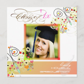 PixDezines 2012 Graduation Foto Einladungen