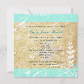 PixDezines 2012 Graduation Foto+Tagesblüten Einladung (Rückseite)