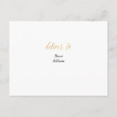 PixDezines 2019 Graduate Fotos/Imitats Metallic Go Ankündigungspostkarte (Rückseite)