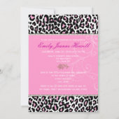 PixDezines 2025 Grads, Gepard-, Druck-/Farbtöne Einladung (Rückseite)