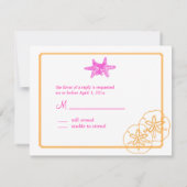 PixDezines 4.25"x5.5" uAwg, Seestern für 12x18 RSVP Karte (Rückseite)