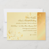 PixDezines 60 Geburtstag/filigrane/DIY Ihre Verans Einladung (Rückseite)