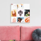 PixDezines 9-Foto auf Leinwand, Vorlage für Weißra Leinwanddruck (Insitu (Wohnzimmer))