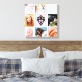 PixDezines 9-Foto auf Leinwand, Vorlage für Weißra Leinwanddruck (Insitu (Schlafzimmer))