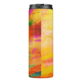 PixDezines Abstrakt/Imitate Gold Thermosbecher (Rückseite)