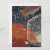 PixDezines Abstrakt Moderne Bar Mitzvah Einladung (Rückseite)