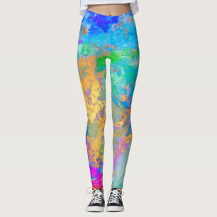PixDezines Abstrakte Galaxie / Kosmische Energie Leggings