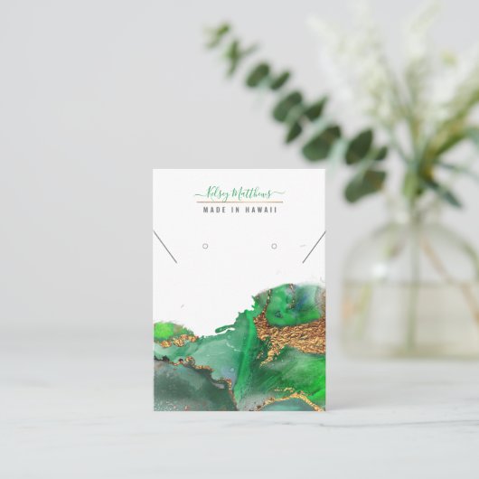 PixDezines Abstrakte Galaxie-Schmuck Visitenkarte (Stehend Vorderseite)