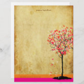 PixDezines Ahornbaum Briefbogen (Vorne/Hinten)