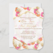 PixDezines Aloha Ananas/Aquarell/Bat Mitzvah Einladung (Rückseite)