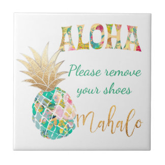 PixDezines Aloha Ananas/DIY Hintergrund Fliese