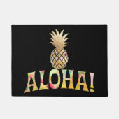 PixDezines Aloha Ananas/DIY-Hintergrund Fußmatte (Vorderseite)