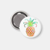 PixDezines Aloha Ananas/DIY Hintergrund Magnet (Vorderseite/Rückseite)