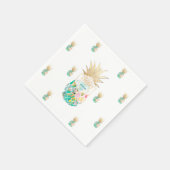PixDezines Aloha Ananas/DIY Hintergrund Serviette (Ecke)