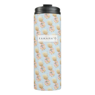 PixDezines Aloha Ananas/DIY Hintergrund Thermosbecher