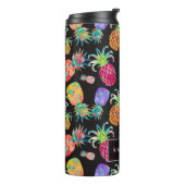 PixDezines Aloha Ananas/DIY Hintergrund Thermosbecher (Nach links gedreht)