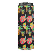PixDezines Aloha Ananas/DIY Hintergrund Thermosbecher (Rückseite)