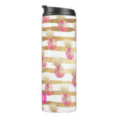 PixDezines Aloha Ananas/Hot Pink+Imitats LG Thermosbecher (Nach rechts gedreht)