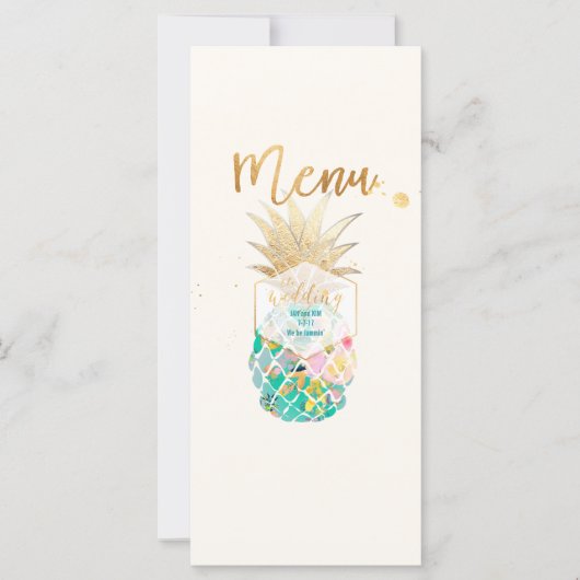 PixDezines Aloha Ananas Imitate Gold (Vorderseite)