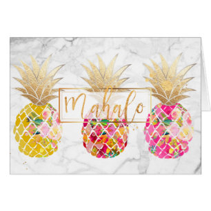PixDezines Aloha Ananas/Mahalo