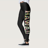 PixDezines ALOHA HAWAII/DIY Hintergrundfarbe Leggings (Links)
