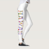 PixDezines ALOHA HAWAII/DIY Hintergrundfarbe Leggings (Rechts)