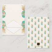 PixDezines Aloha Hawaiian Ananas/Platzkarten Platzkarte (Vorne/Hinten)