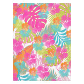 PixDezines Aloha Hibiskus/DIY Hintergrundfarbe Tischdecke (Vorderseite)