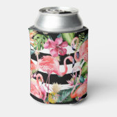 PixDezines Aloha Luau Pink Flamingos, DIY-Ereignis Dosenkühler (Kanne Rückseite)