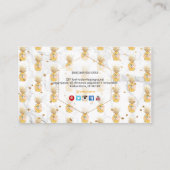 PixDezines ALOHA PINEAPPLE/GOLDENDE ROD/IMITATS GO Telefonnummerkarte (Rückseite)