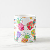 PixDezines Aloha Pineapples Muster Kaffeetasse (Mittel)