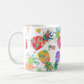 PixDezines Aloha Pineapples Muster Kaffeetasse (Links)
