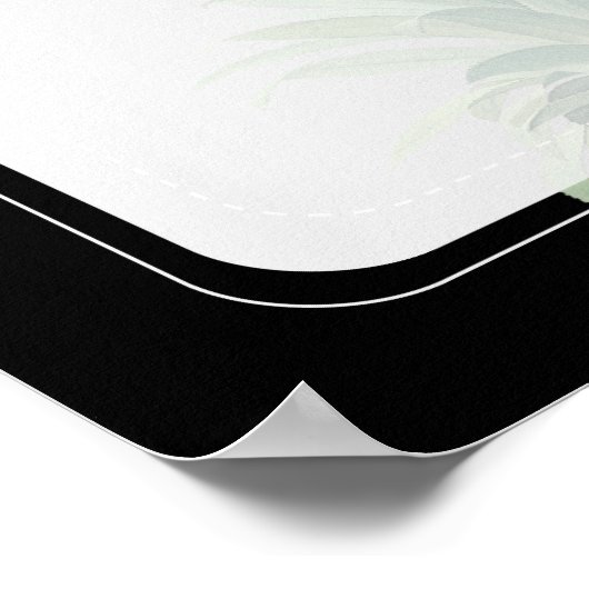 PixDezines Ananas Sitzdiagramm/DIY-Hintergrund Poster (Ecke)