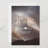 PixDezines Andromen Milky Way/NASA Space Einladung (Vorderseite)