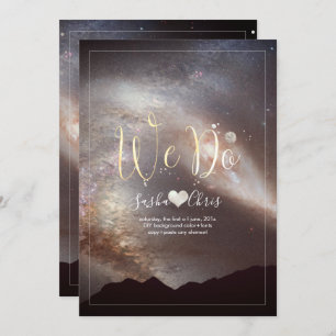 PixDezines Andromen Milky Way/NASA Space Einladung