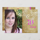 PixDezines Anpassbare Akzent-/Abschlüsse Einladung (Vorne/Hinten)