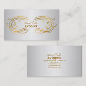 PixDezines - antike Rollen/Tagesfarbe Visitenkarte (Vorne/Hinten)