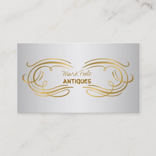 PixDezines - antike Rollen/Tagesfarbe Visitenkarte (Vorderseite)