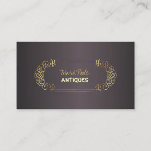 PixDezines - antike Rollen/Tagesfarbe Visitenkarte